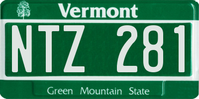 VT license plate NTZ281