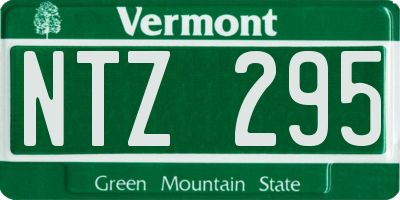 VT license plate NTZ295