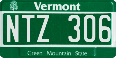 VT license plate NTZ306