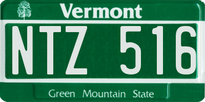 VT license plate NTZ516