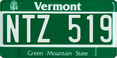 VT license plate NTZ519