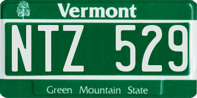VT license plate NTZ529