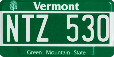 VT license plate NTZ530