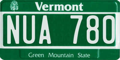 VT license plate NUA780