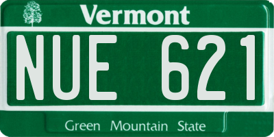 VT license plate NUE621