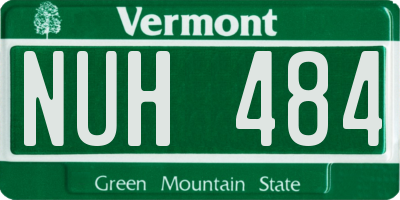 VT license plate NUH484