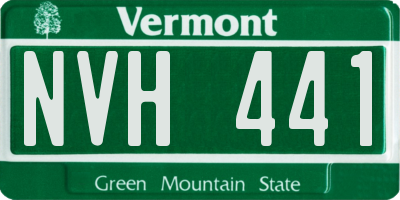 VT license plate NVH441