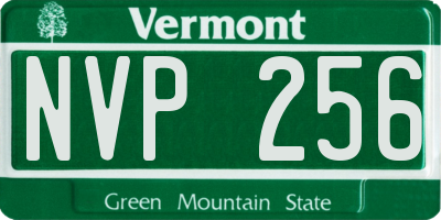 VT license plate NVP256