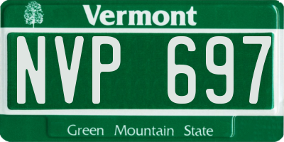 VT license plate NVP697