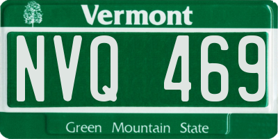 VT license plate NVQ469