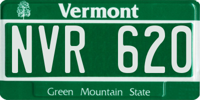 VT license plate NVR620