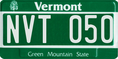 VT license plate NVT050