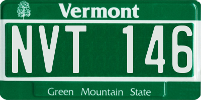 VT license plate NVT146