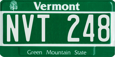VT license plate NVT248