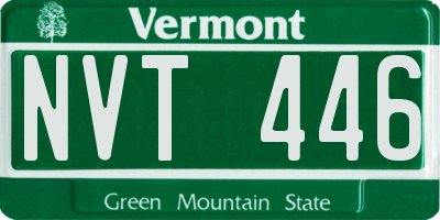 VT license plate NVT446