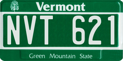 VT license plate NVT621
