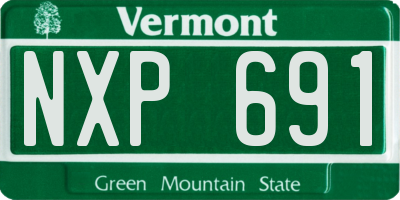 VT license plate NXP691