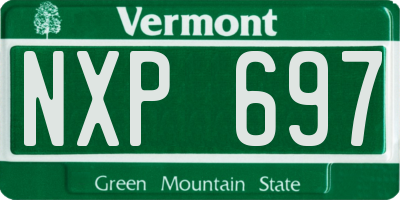 VT license plate NXP697