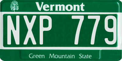 VT license plate NXP779