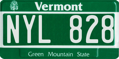 VT license plate NYL828
