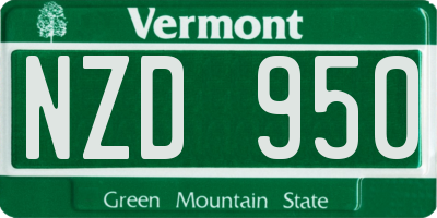 VT license plate NZD950