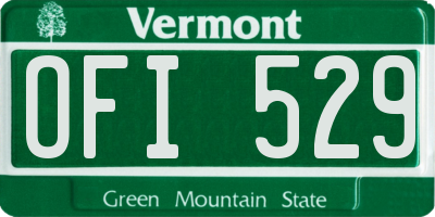 VT license plate OFI529
