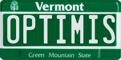 VT license plate OPTIMIS
