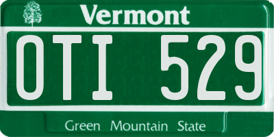 VT license plate OTI529