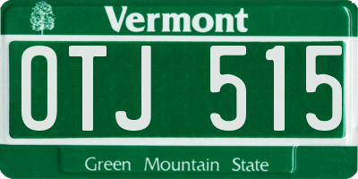 VT license plate OTJ515
