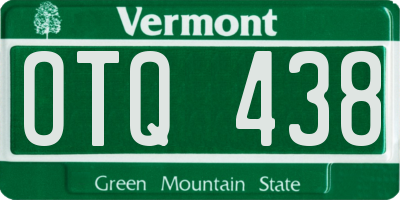 VT license plate OTQ438