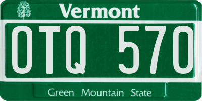 VT license plate OTQ570