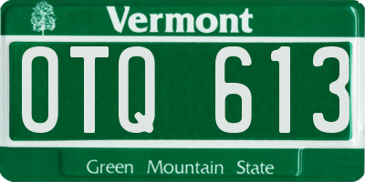 VT license plate OTQ613