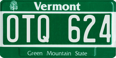 VT license plate OTQ624