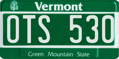 VT license plate OTS530