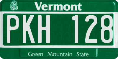 VT license plate PKH128