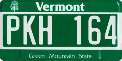 VT license plate PKH164