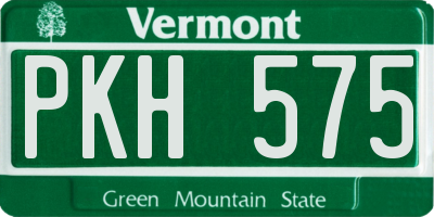 VT license plate PKH575