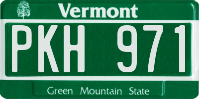 VT license plate PKH971