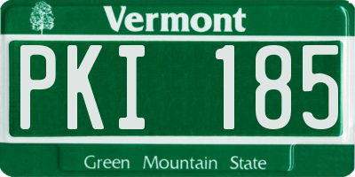 VT license plate PKI185