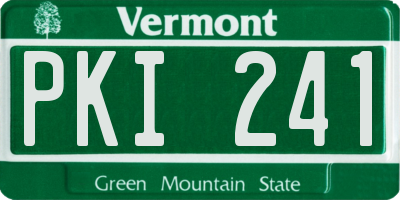 VT license plate PKI241