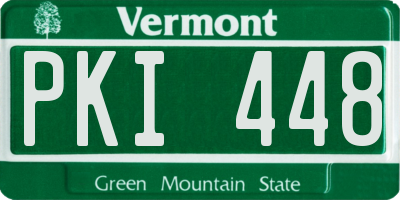 VT license plate PKI448