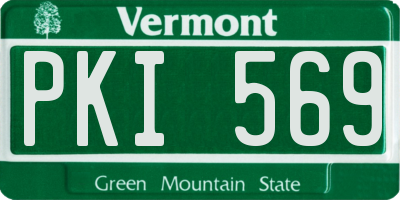 VT license plate PKI569