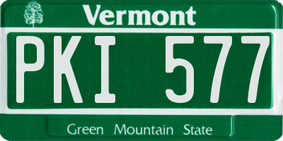 VT license plate PKI577