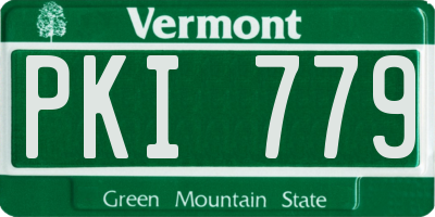 VT license plate PKI779