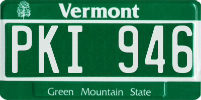 VT license plate PKI946