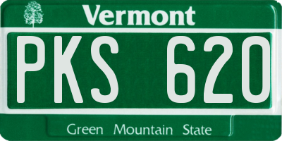 VT license plate PKS620