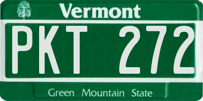 VT license plate PKT272
