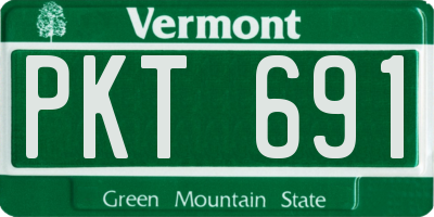 VT license plate PKT691