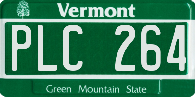 VT license plate PLC264