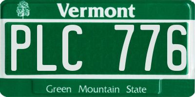 VT license plate PLC776